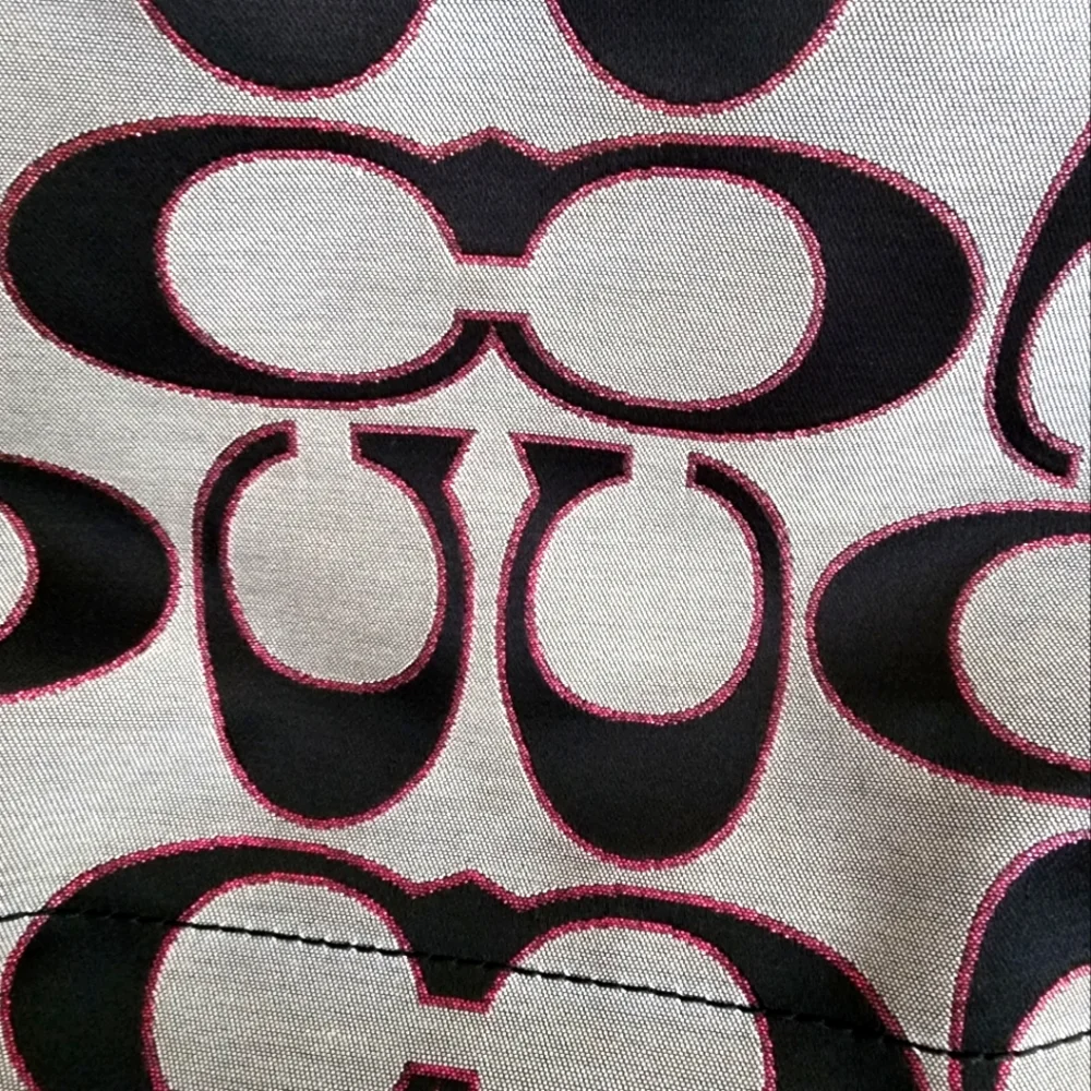 Authentic Coach Purse Black, Gray, Pink - Picture 3 of 15